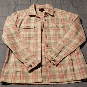 Womens Wolverine Thick Flannel Shirt Sz Medium